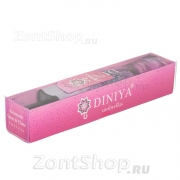 Зонт женский Diniya 138 (17165) Переливы Сиреневый (сатин)