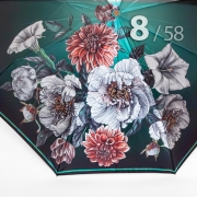 Зонт Три Слона L-3825 (P) 18274 Цветочное королевство зеленый (сатин)