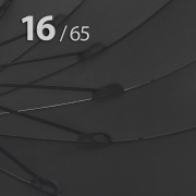 Зонт трость Три Слона М2160 Черный, мужской