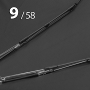 Зонт Три Слона M-8909 Черный, мужской (гладкая ручка)