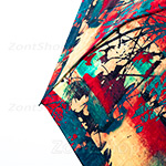 Зонт женский Zest 23744 7540 Абстракция (сатин)