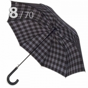 Зонт трость Три Слона M2182 (L) 11453 Клетка (гладкая ручка)