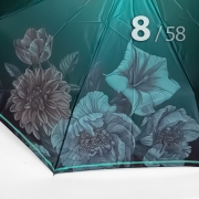 Зонт Три Слона L-3825 (P) 18274 Цветочное королевство зеленый (сатин)