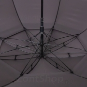 Зонт трость AMEYOKE L75 STORM (03) Серый (наконечник пластик)