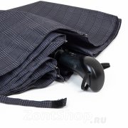 Большой надежный мужской зонт для двоих DOPPLER 74367 Magic XM (5548) Клетка Серый