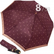 Зонт Три Слона L-3802 (A) 18854 Орнамент Коричневый (сатин)