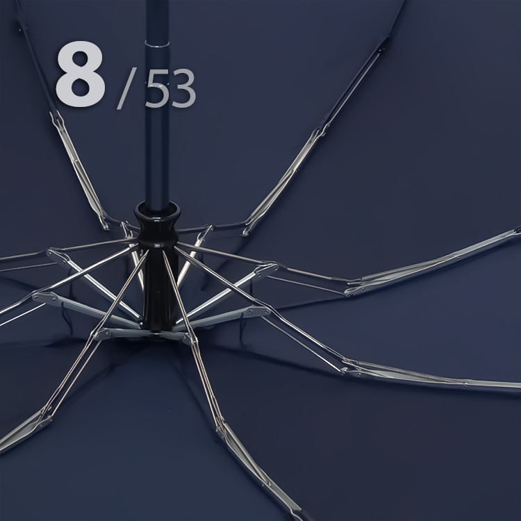 Зонт Три Слона L-4806 (F) 17906 Цветы Синий, компактный