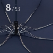 Зонт Три Слона L-4806 (F) 17906 Цветы Синий, компактный