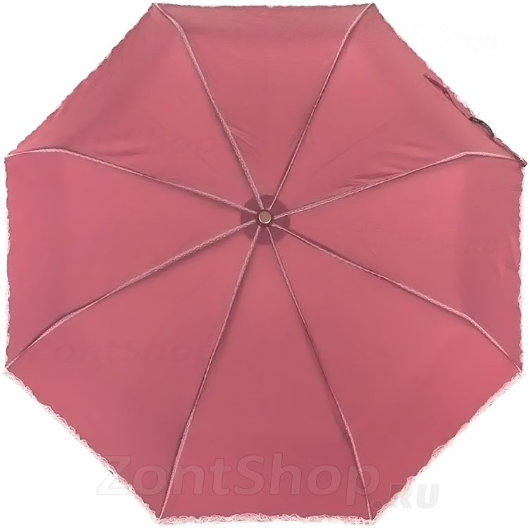 Зонт женский Три Слона 117 (A) 12891 Кружева розовый