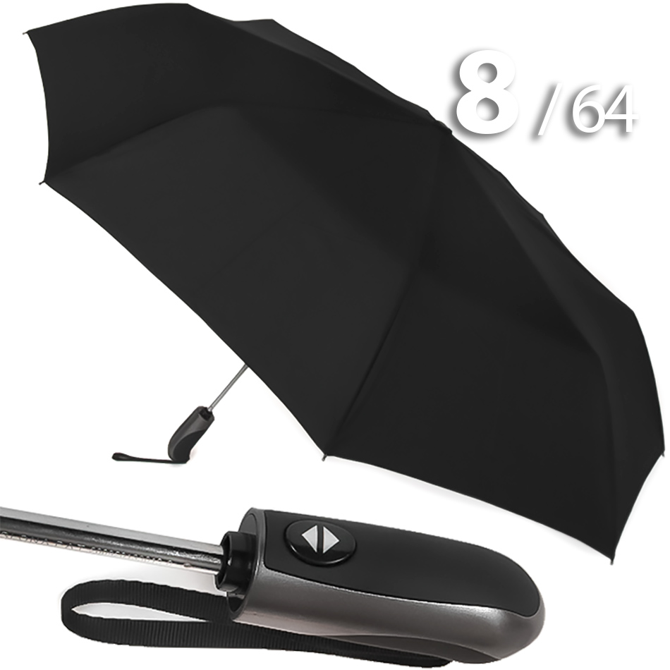 Зонт Три слона M6800 Черный, мужской