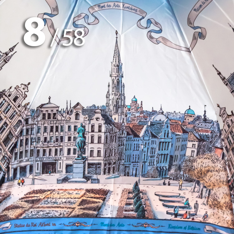 Зонт Три Слона L-3830 (M) 18030 Брюссель Бельгия (сатин)