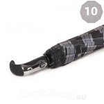 Зонт AMEYOKE OK70-10CH (09) Клетка, Черный