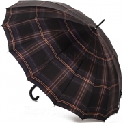 Большой зонт трость Ame Yoke L70-СH (05) Черный в полоску