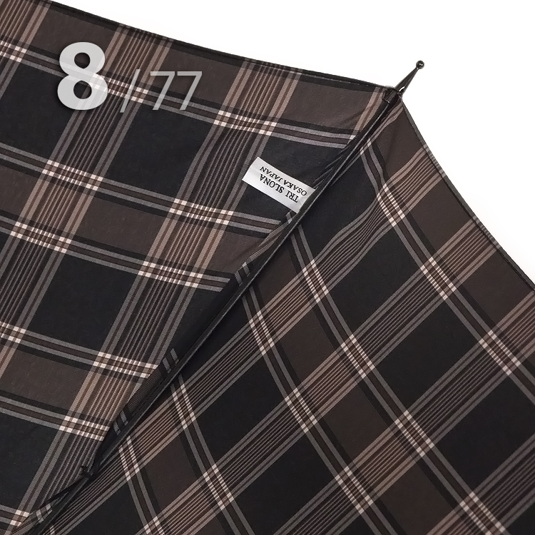 Зонт трость Три Слона 1771 11865 Клетка, мужской