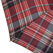 Зонт AMEYOKE OK55-CH (23) Клетка, Бордовый