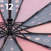 Зонт Три Слона L-3121 (D/25) 18756 Горошины, Оранжевый