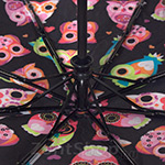 Зонт женский ArtRain 3914 (10527) Совушки (сатин)