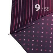 Зонт Три Слона L-3992 (A) 18179 Горох Полоска розовый