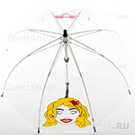 Зонт детский прозрачный Fulton C605 2868 Маска