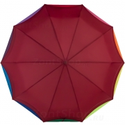 Зонт женский Diniya 2735 (16288) Бордовый, кант-мультиколор