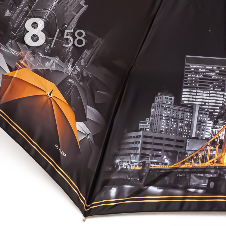 Зонт Три Слона L-3835 (V) 18381 Нью-Йорк (сатин)