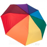 Зонт женский ArtRain 3672 (16534) Радужный хлястик желтый