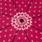 Зонт женский Doppler 74414652701 14101 Мозаика из листьев вишневый