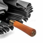 Зонт трость AMEYOKE L65-24BW (03) Серый