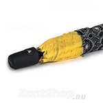 Зонт женский Doppler Derby 7202165 PL 11123 Ажурный, желтый кант