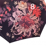 Зонт Три Слона L-3825 (N) 18526 Красные хризантемы (сатин)