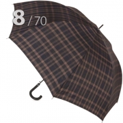 Зонт трость Три Слона M2182 (N) 15322 Клетка (плетеная ручка)