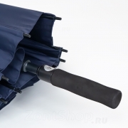 Зонт трость AMEYOKE L75 STORM (02) Синий (наконечник пластик)