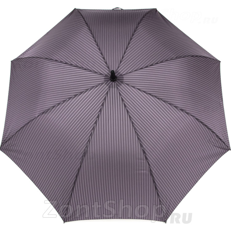 Зонт трость Fulton G451 1682 Серый белая полоса