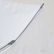 Мини зонт белый облегченный Ame Yoke M-52-5S 16514