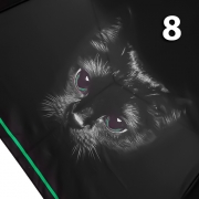 Зонт Три Слона L-3870 (A) 18822 Кошка зеленая кайма