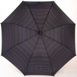 Зонт трость мужской LAMBERTI 71633 (15658) Полоса, Черный
