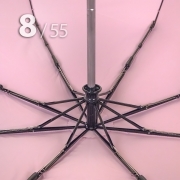 Зонт Три Слона L-3885 12906 Светло розовый, однотонный (с проявляющимся в дождь логотипом)