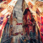 Зонт женский Zest 24984 7188 Великолепие венецианских пейзажей (сатин)