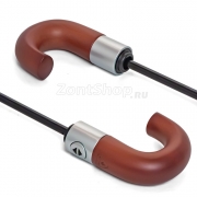 Зонт Fulton G818 4504 Черный-серая полоса