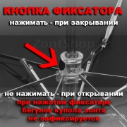 Зонт ArtRain 5111-4 Бирюзовый