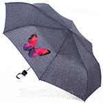Зонт женский Airton 3511 8977 Серый Бабочка