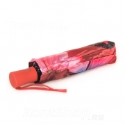 Зонт женский DripDrop 998 (14557) Дыхание природы красный (сатин)