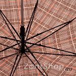 Зонт трость Fulton G832 2194 Бежевый клетка