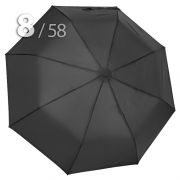 Зонт Три Слона M-8606 Аккумуляторный в тубусе Черный