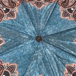 Зонт женский ArtRain 3914-L (14379) Орнамент пейсли (сатин)