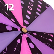 Зонт Три Слона L-3121 (D/25) 18757 Горошины, Сиреневый