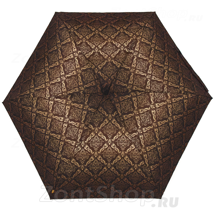 Зонт женский Zest 25518 10741 Орнамент Коричневый