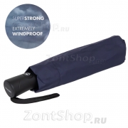 Зонт сверхпрочный ветроустойчивый DOPPLER 7443163-DMA Синий темный однотонный