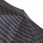 Зонт Три Слона M8807 9866 Серый (синяя черная белая полоса) клетка
