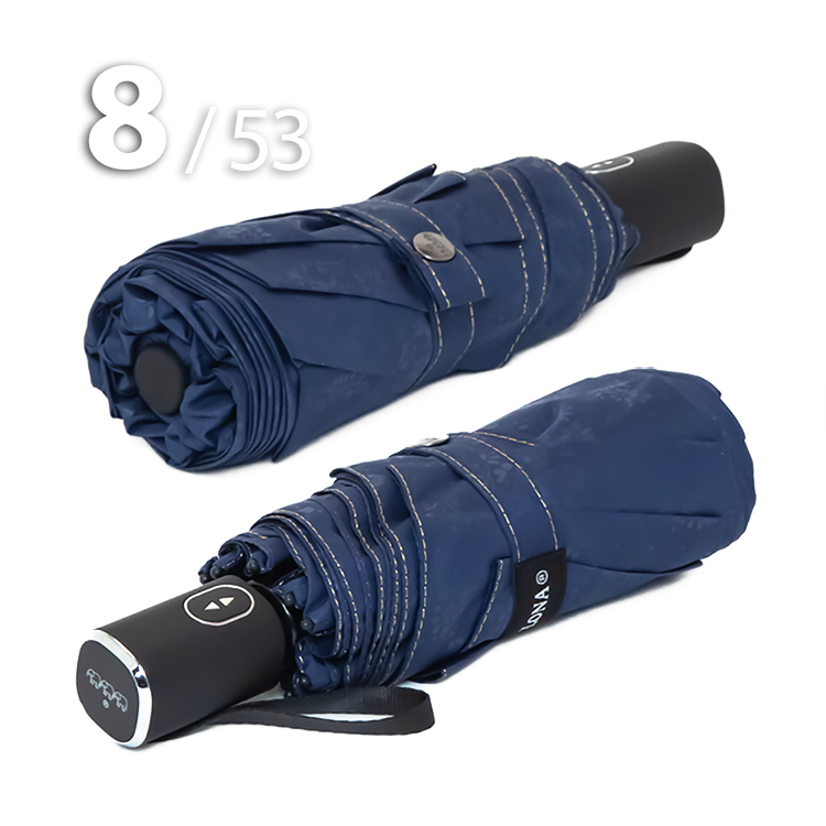 Зонт Три Слона L-4806 (F) 17906 Цветы Синий, компактный